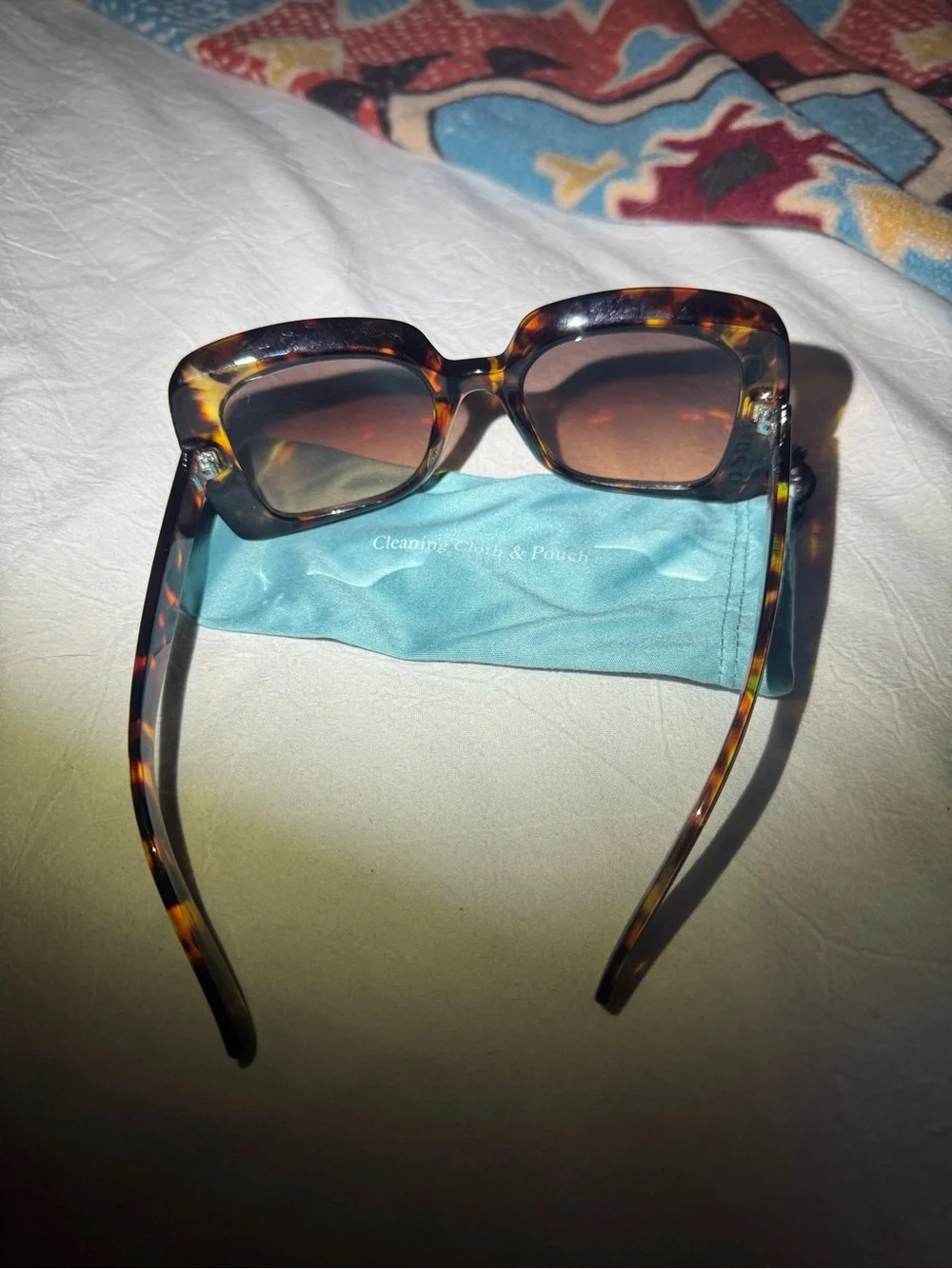 Simply Vera Vera Wang Tortoiseshell Square Sunglasses with Brown Lenses